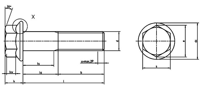 DIN 6921 Hex Flange Bolt Metric DIN 6921 Hex Flange Bolt Metric