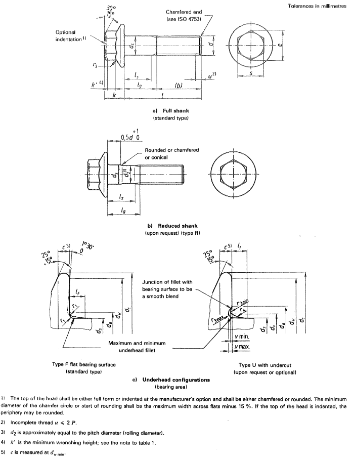 ISO 4162 Hexagon Flange Bolt