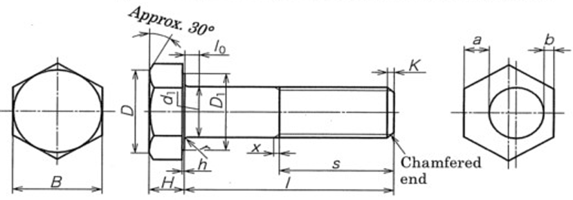 Inconel 718 High Strength Hexagon Bolts For Friction Grip Joints