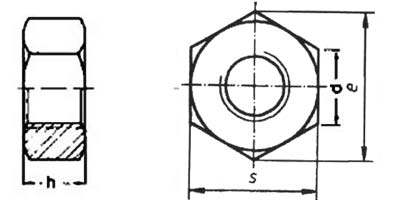 DIN 6915 High Strength Hexagon Nuts