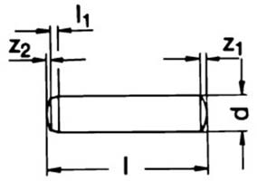 DIN 6325 Dowel Pins, Hardened (Metric)
