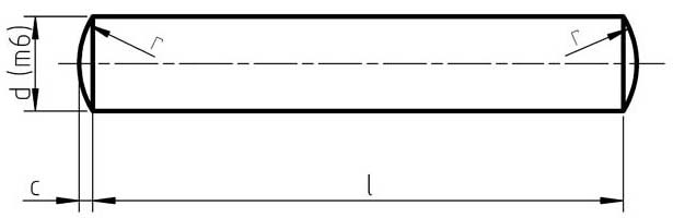 UNI 1707 Dowel Pins